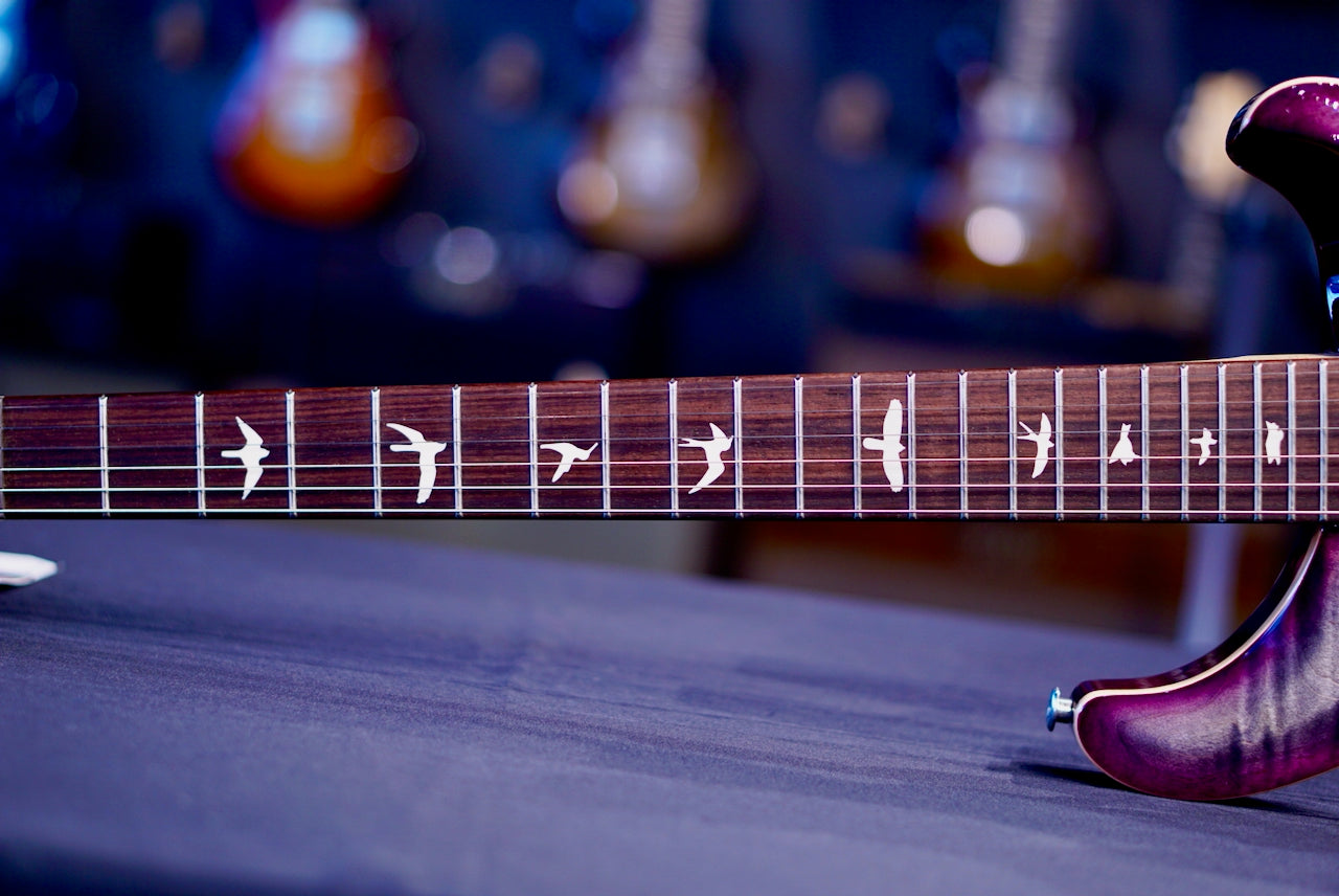 PRS CE 24 Semi Hollow Faded Gray Black Purple Burst 0409311