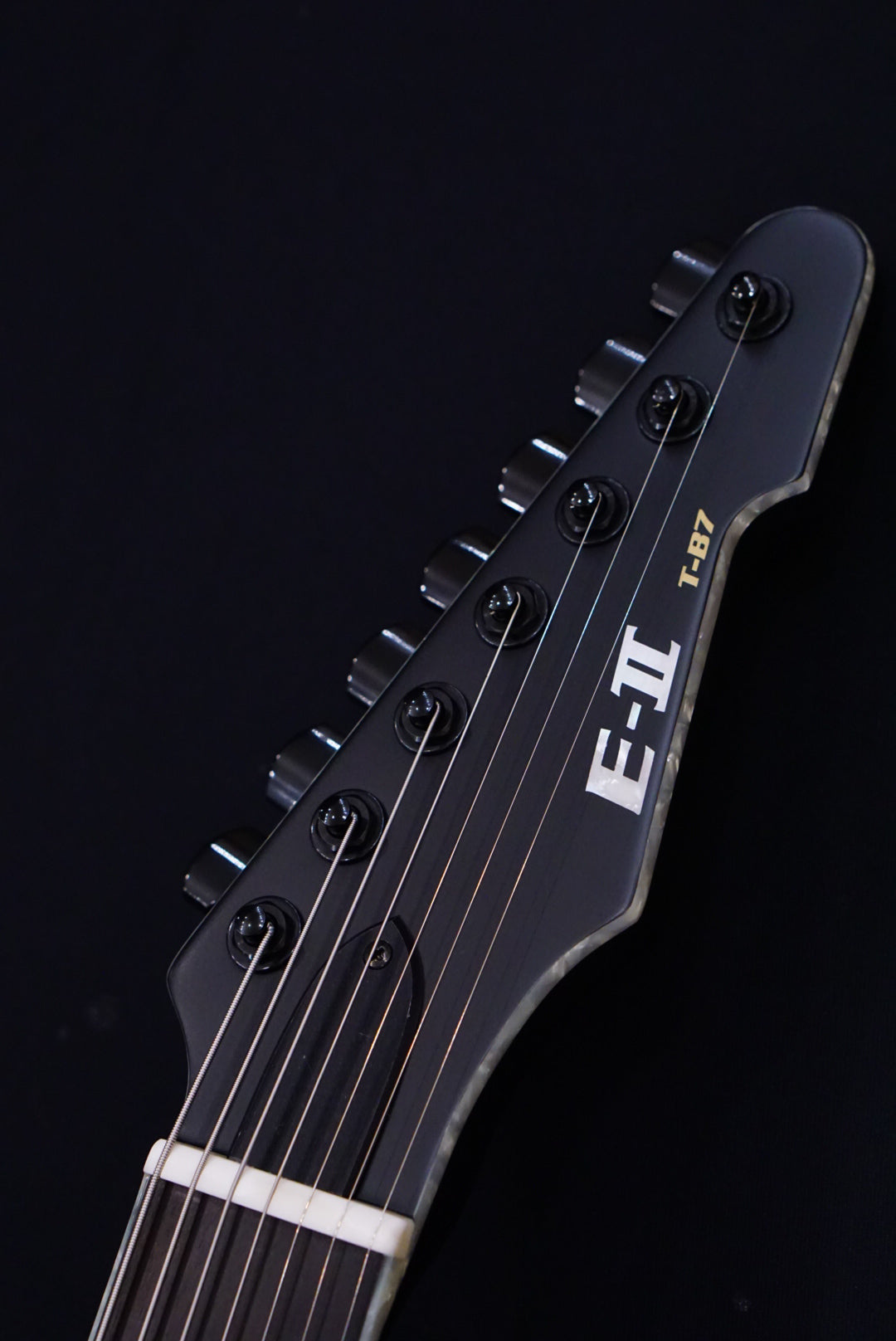 ESP E-II T-B7 BARITONE black satin ES2814223 - HIENDGUITAR   E-II GUITAR