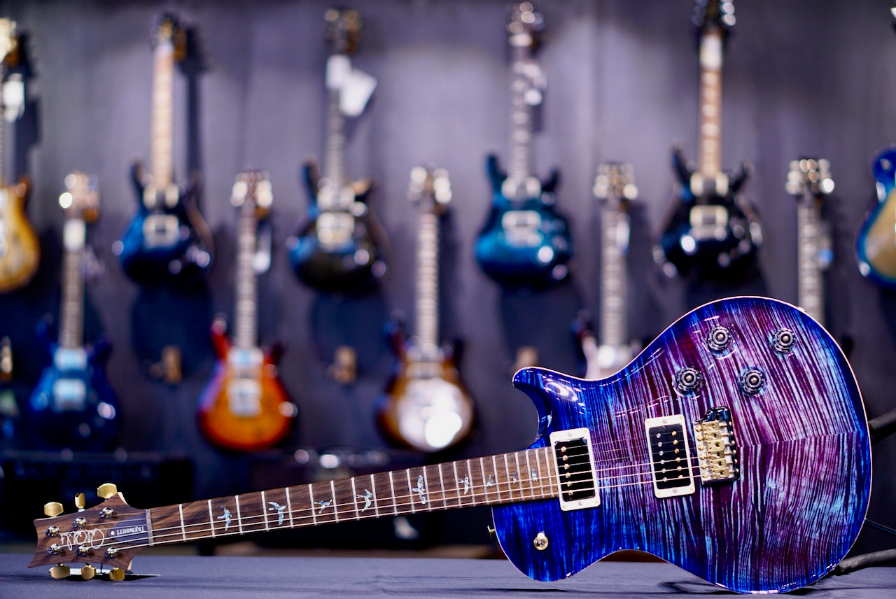 PRS Tremonti Wood Library Artist Neck Violet Blue Burst 0413759