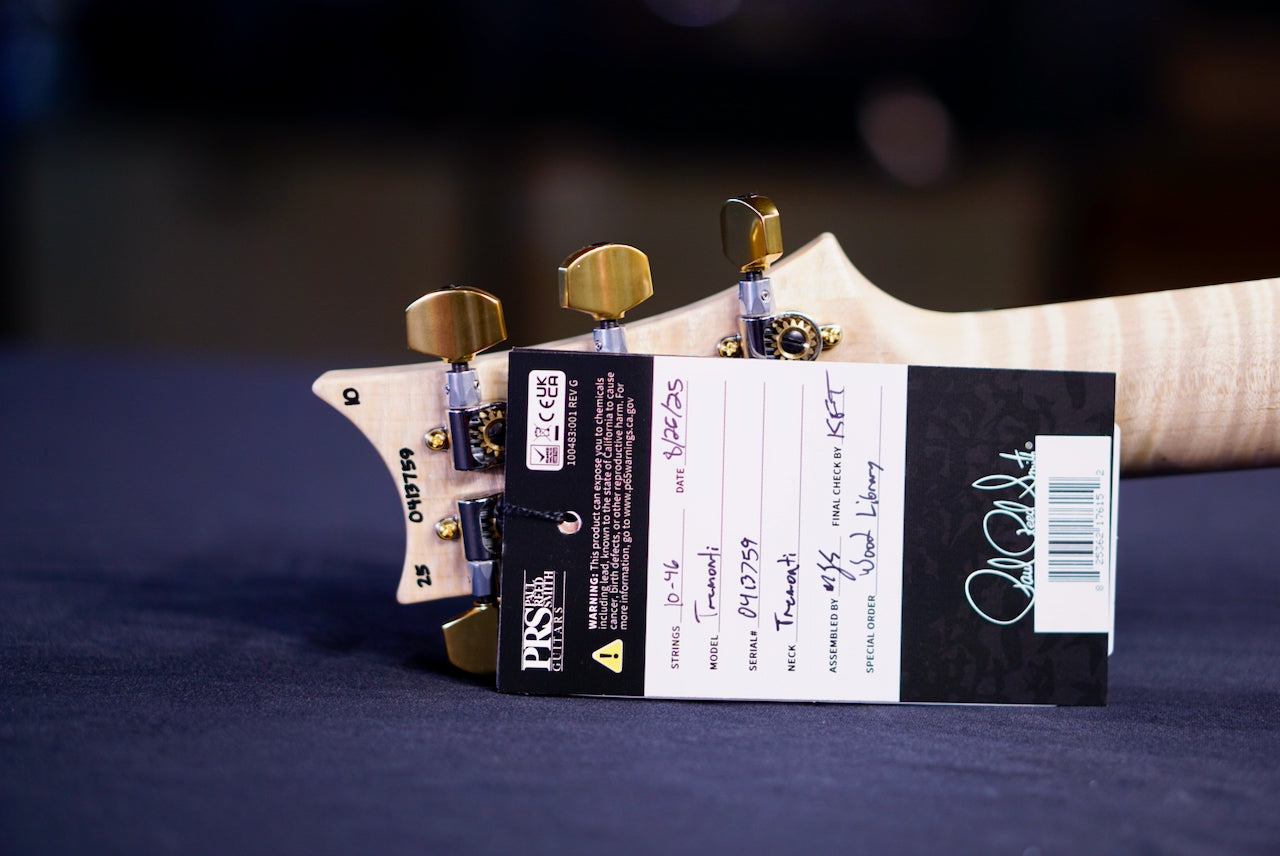 PRS Tremonti Wood Library Artist Neck Violet Blue Burst 0413759