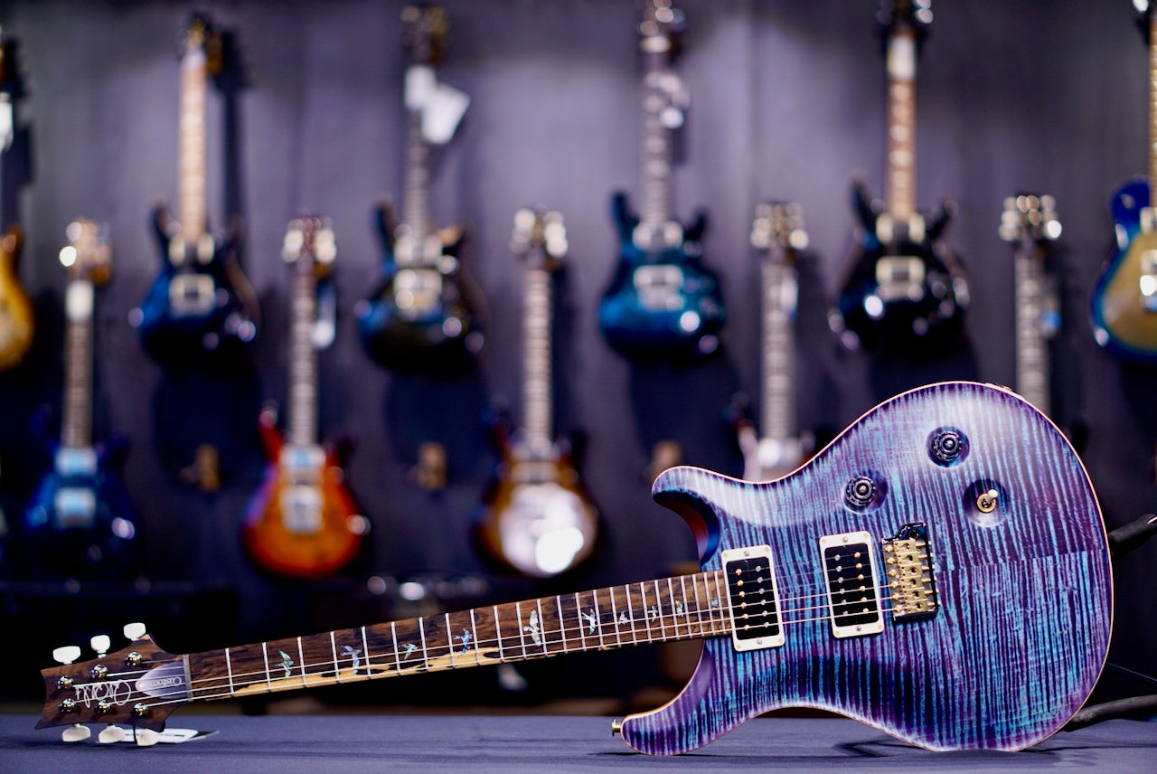 PRS Custom 24 Wood Library Stained Neck Satin Violet  0412785
