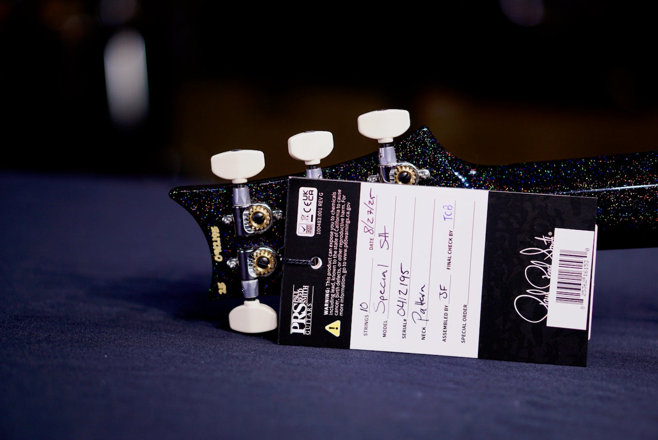 PRS Special Semi Hollow Black rainbow holo flakes 0412195