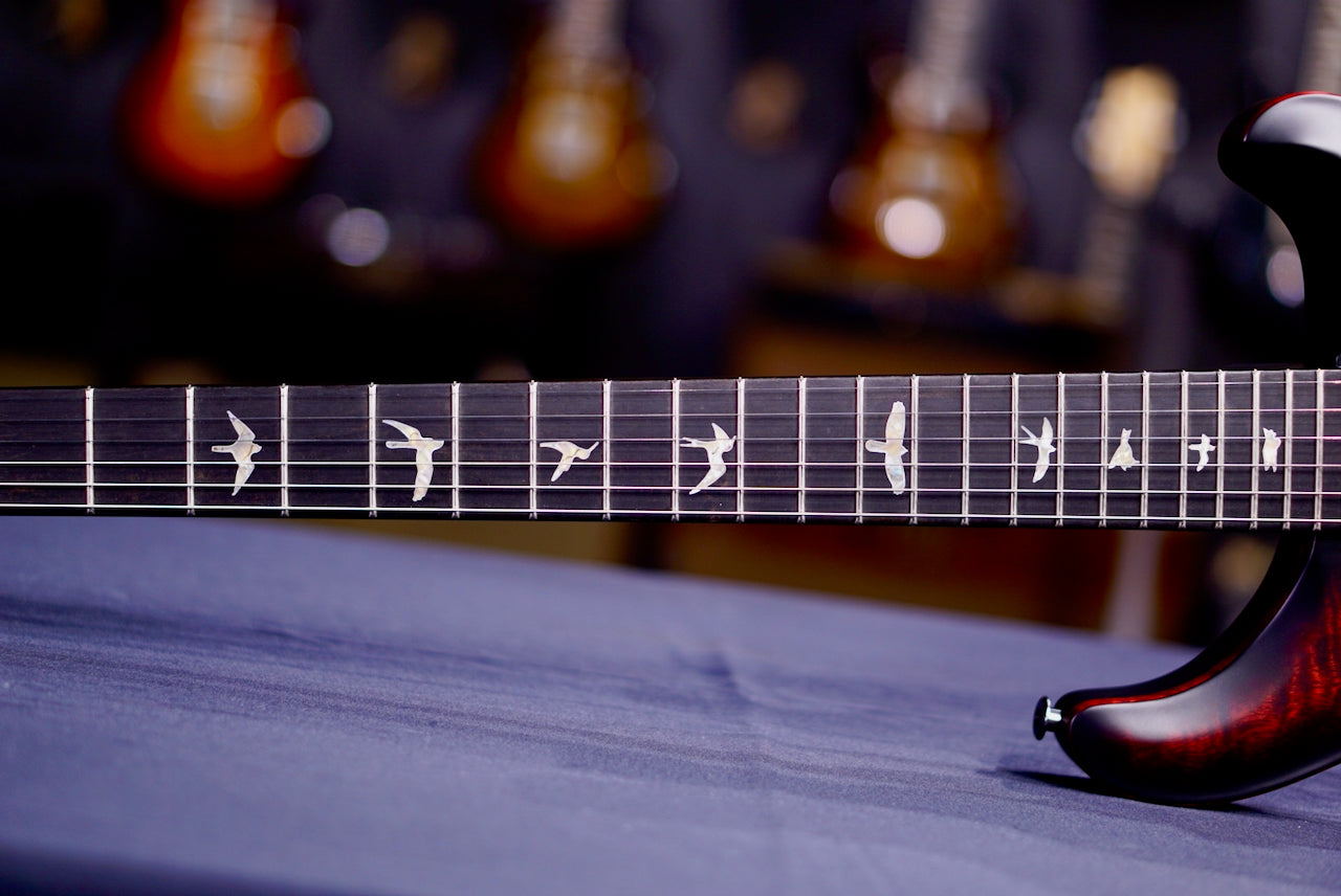 RESERVED PRS 40th Anniversary Custom 24 Satin Limited Edition Fire Smokeburst 0413150