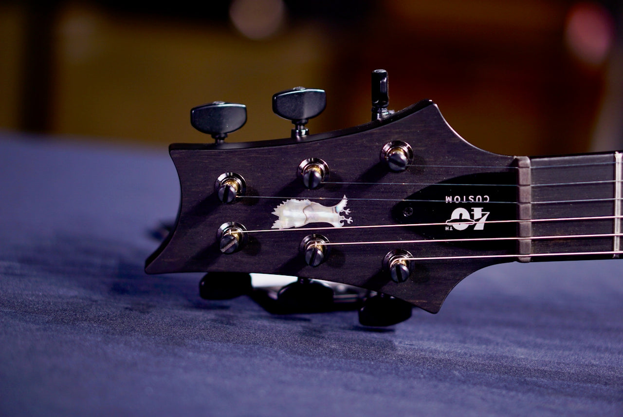 RESERVED PRS 40th Anniversary Custom 24 Satin Limited Edition Fire Smokeburst 0413150