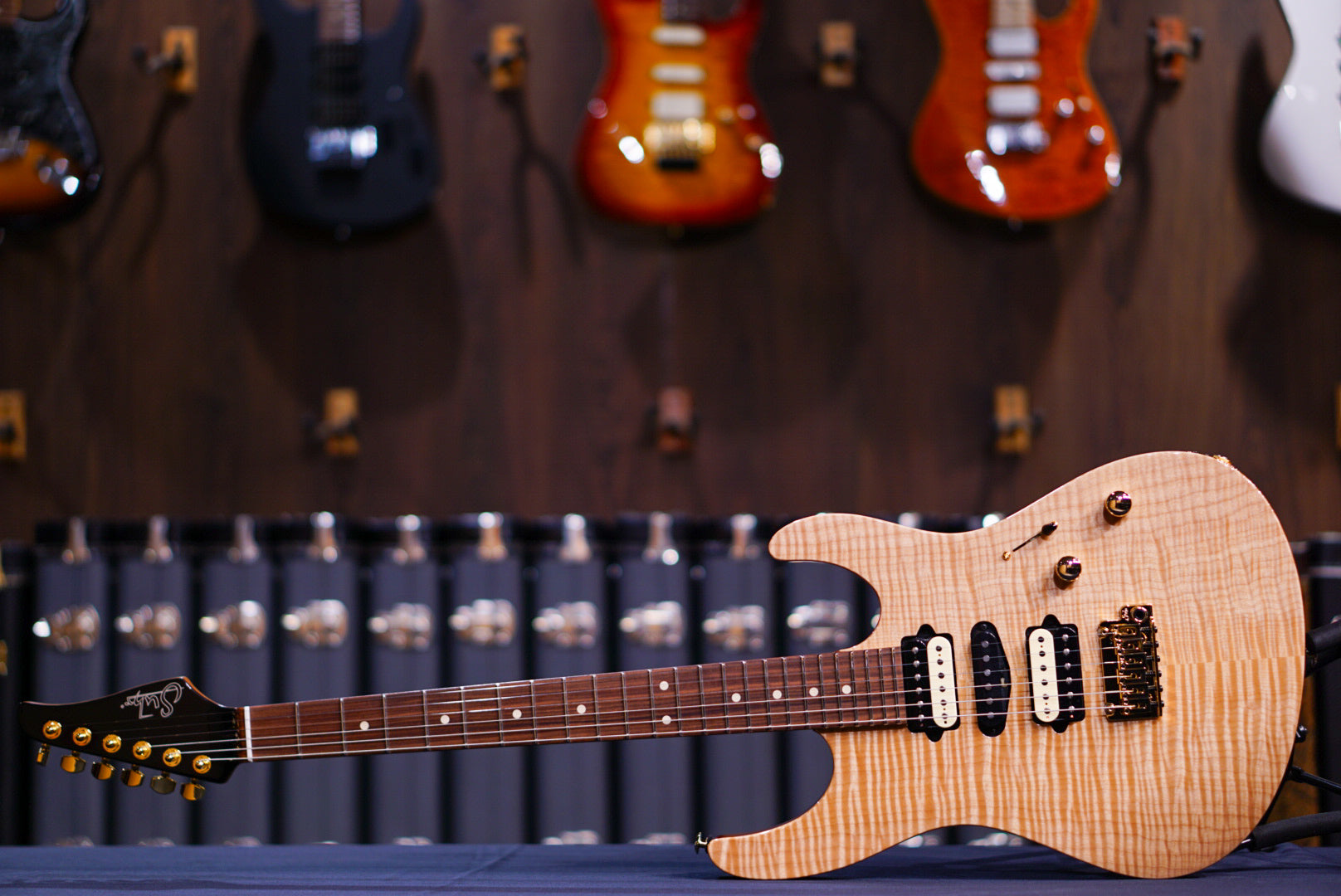 Suhr modern custom natural gold package 77864