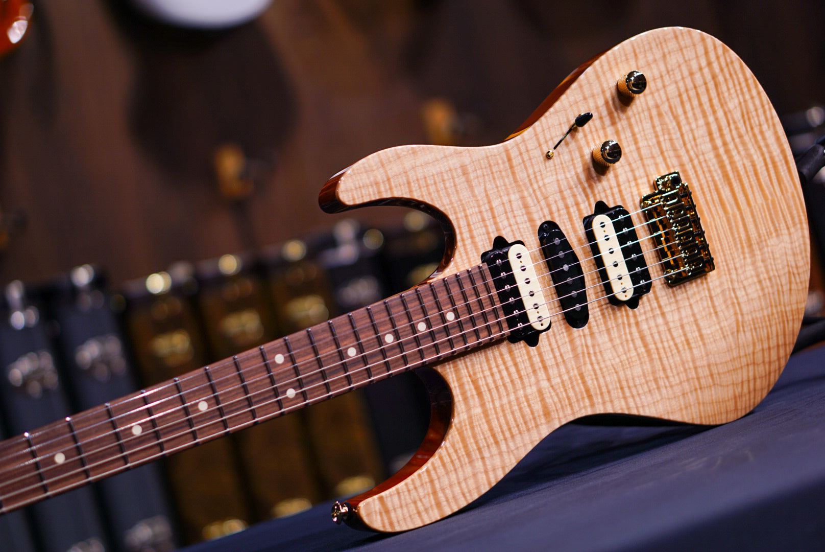 Suhr modern custom natural gold package 77864