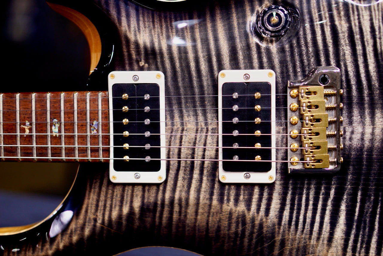 PRS Custom 24 Piezo Wood Library Custom Color Stain Flame Neck 256582