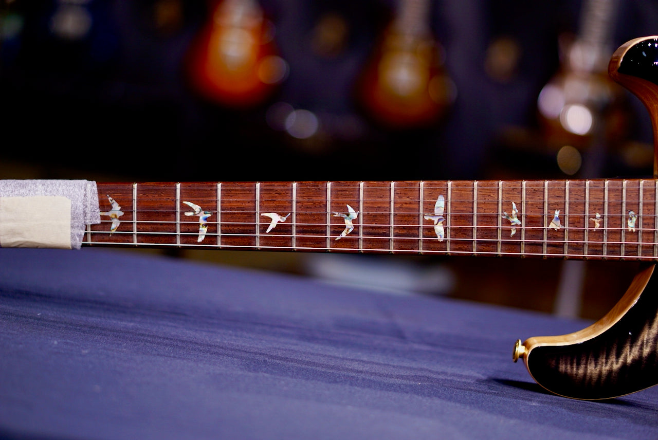 PRS Custom 24 Piezo Wood Library Custom Color Stain Flame Neck 256582