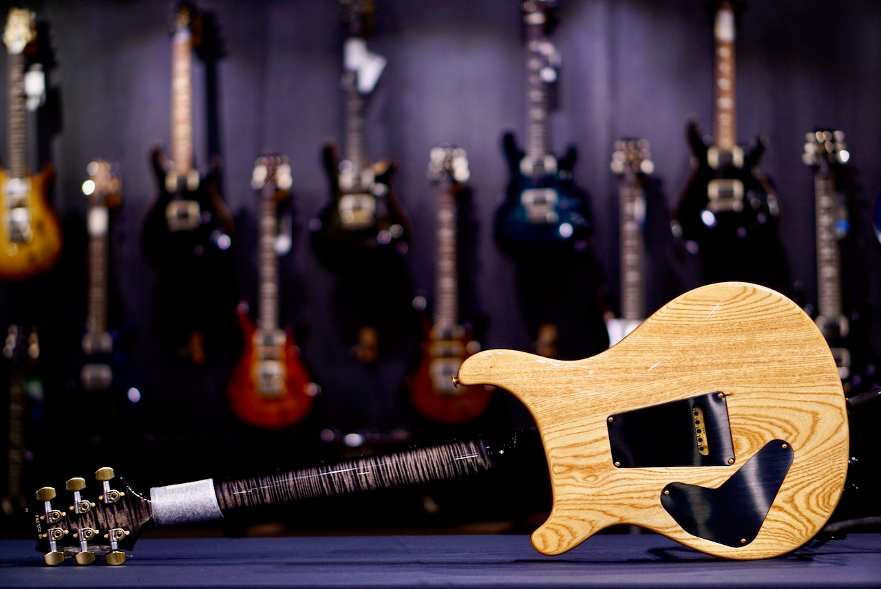 PRS Custom 24 Piezo Wood Library Custom Color Stain Flame Neck 256582