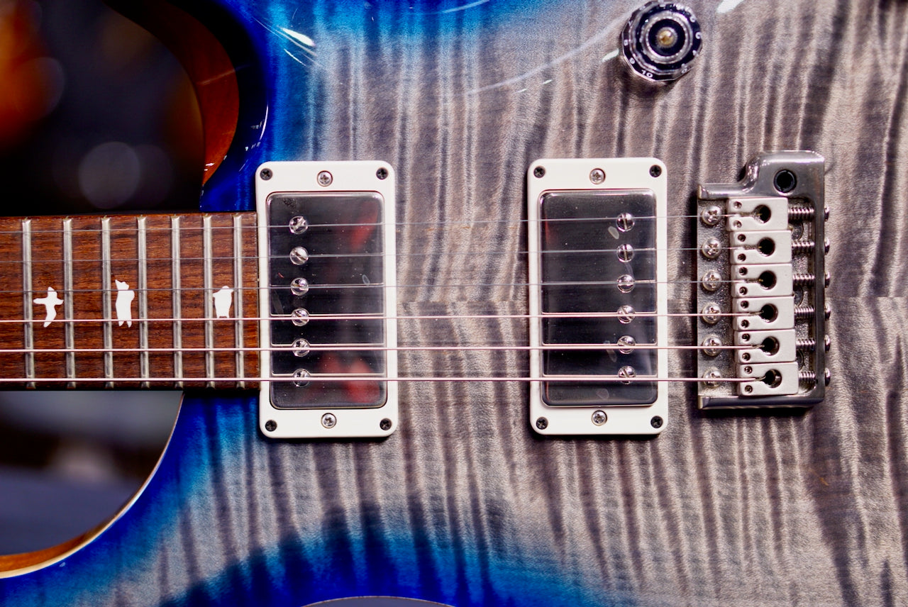 PRS CE 24 Charcoal Blue Burst Special Run 251423