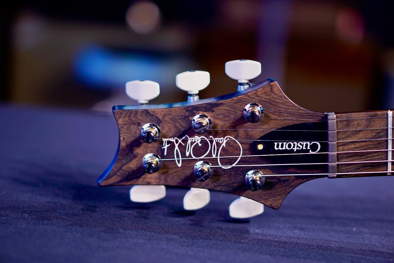 PRS Custom 24 Wood Library Faded Whale Blue Satin Stain Neck 0410573