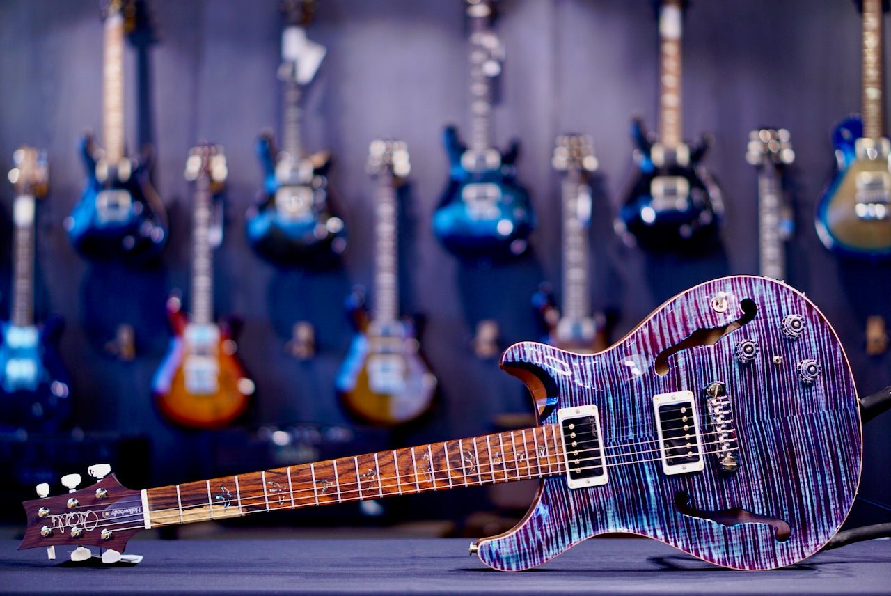 PRS Hollowbody II Piezo Wood Library Violet Rosewood Neck 0411085
