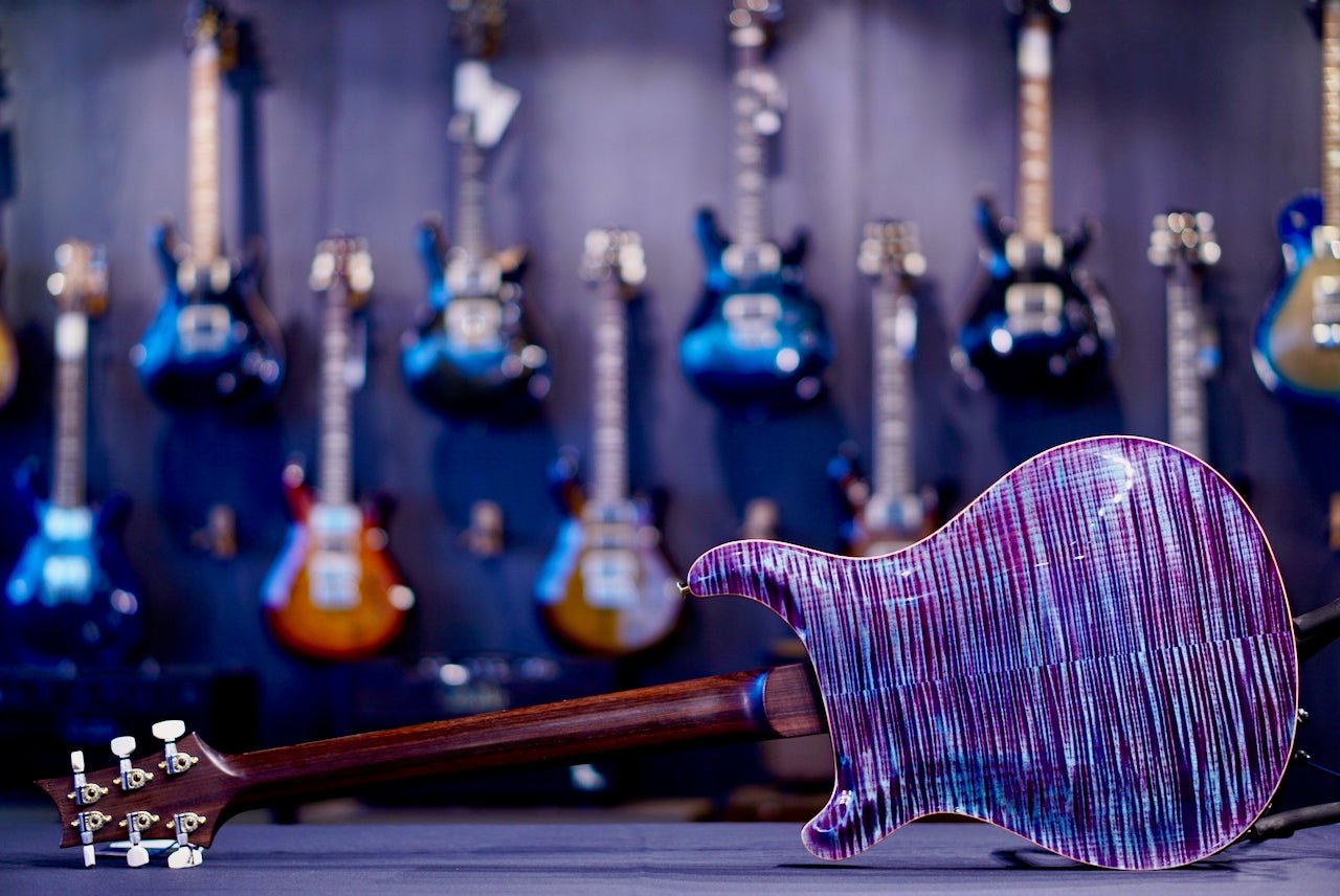 PRS Hollowbody II Piezo Wood Library Violet Rosewood Neck 0411085