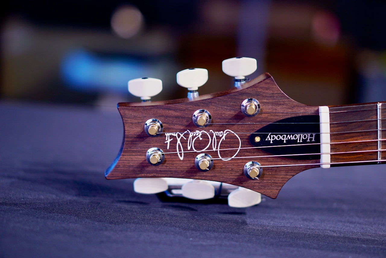 PRS Hollowbody II Piezo Wood Library Charcoal Cherry Burst Rosewood Neck 0411082