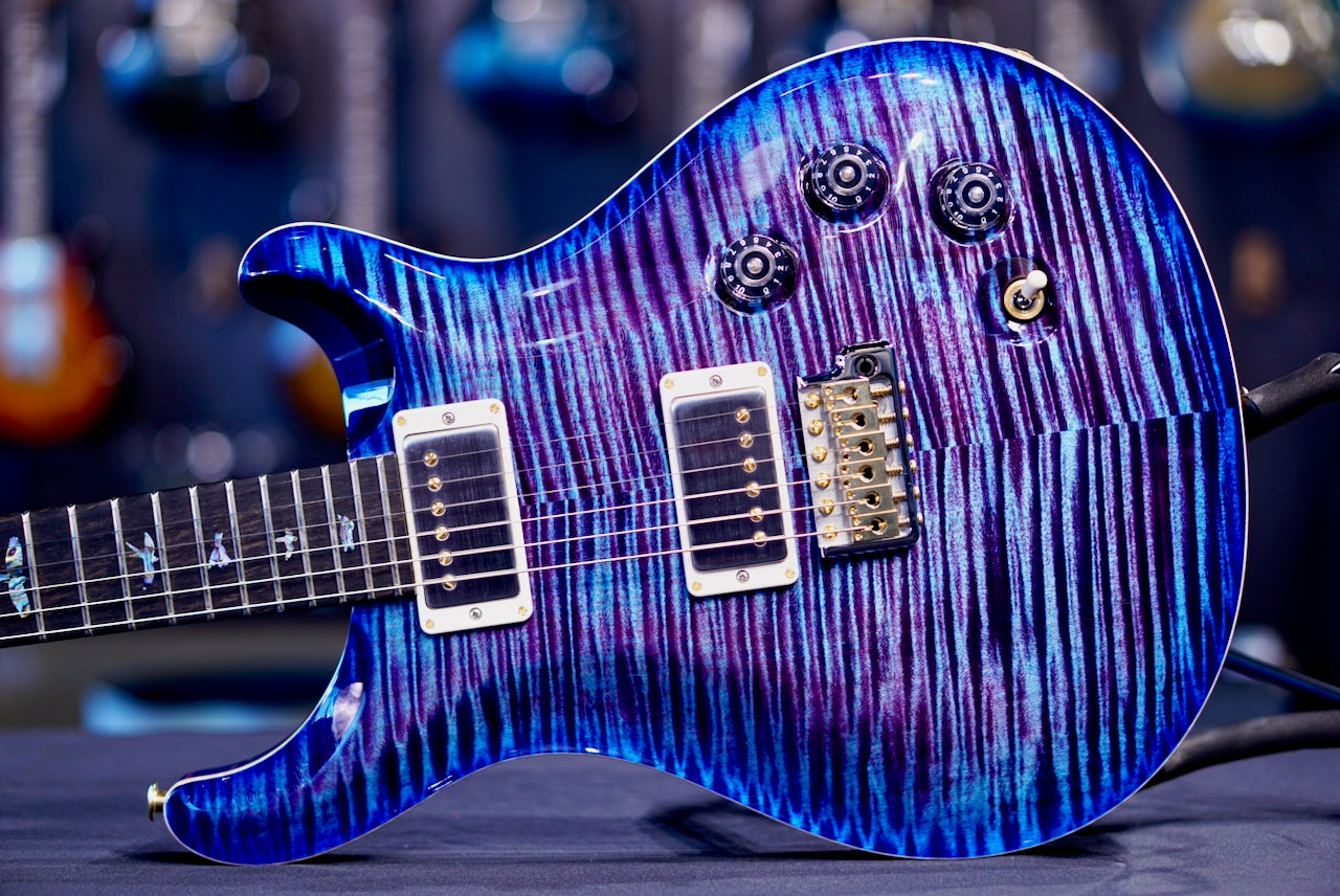 PRS DGT Wood Library Violet Blue Burst rosewood neck 0413095