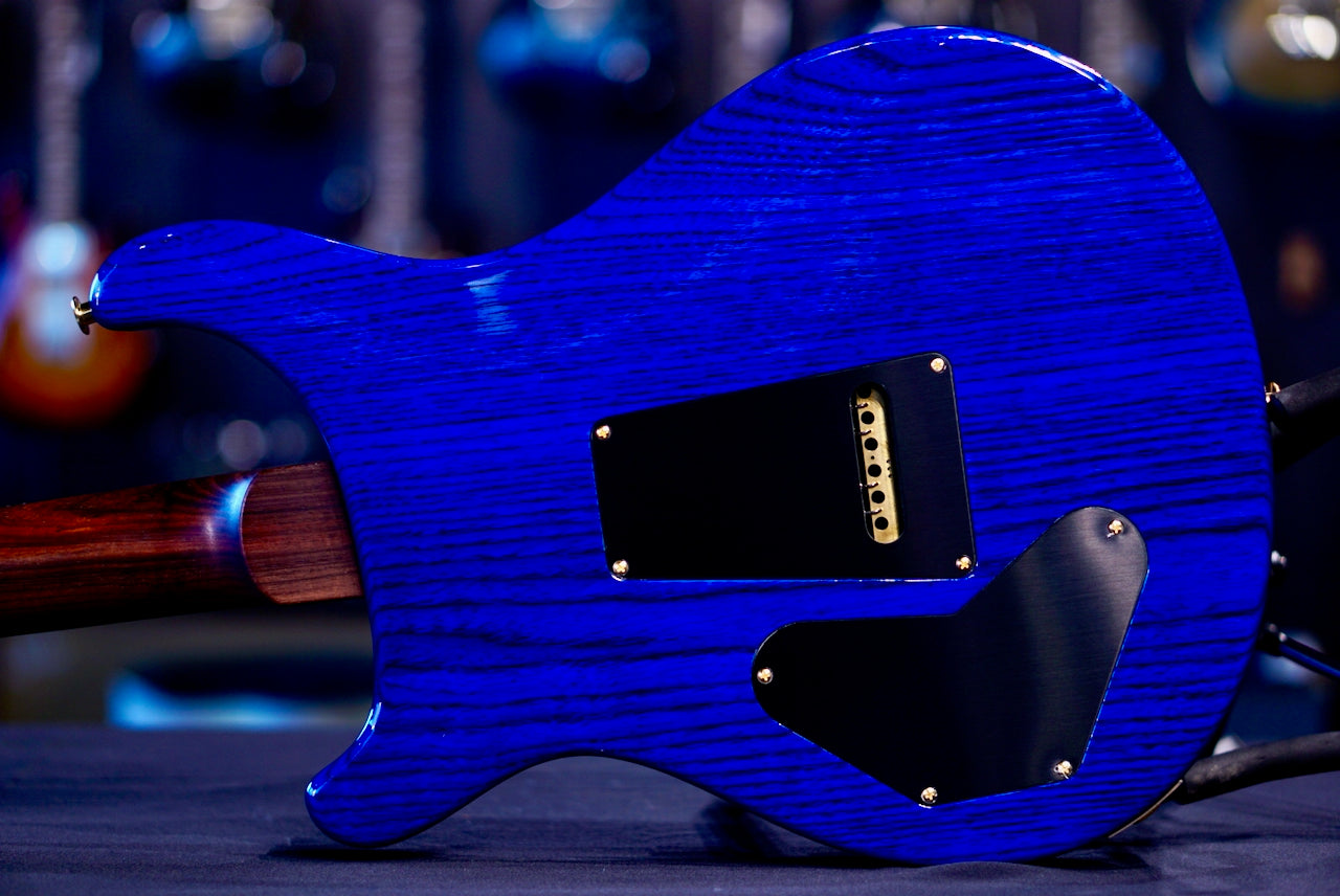 PRS DGT Wood Library Violet Blue Burst rosewood neck 0413095
