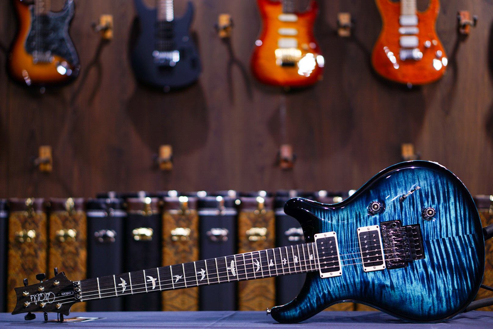 PRS Custom 24 Floyd cobalt smokeburst 0388939