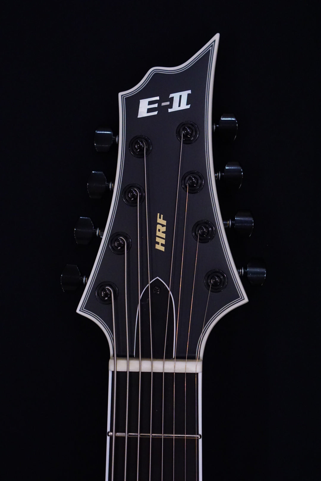 ESP E-II HRF NT-8 BARITONE black satin ES7914223 - HIENDGUITAR   ESP GUITAR