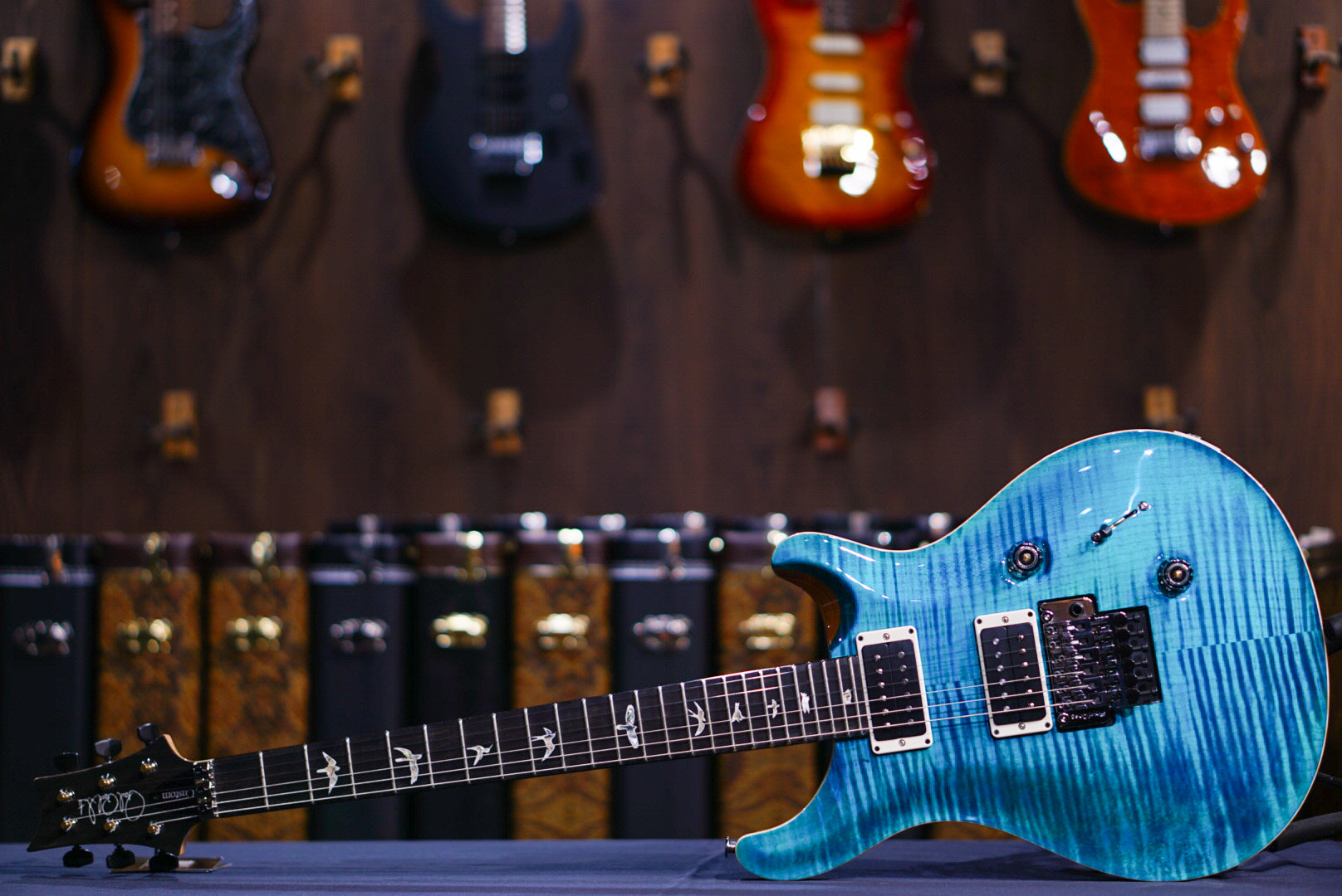 PRS Custom 24 Floyd carroll blue 0385695