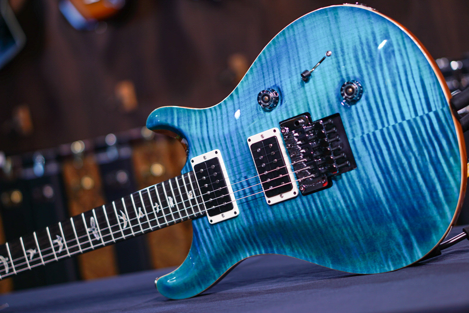 PRS Custom 24 Floyd carroll blue 0385695