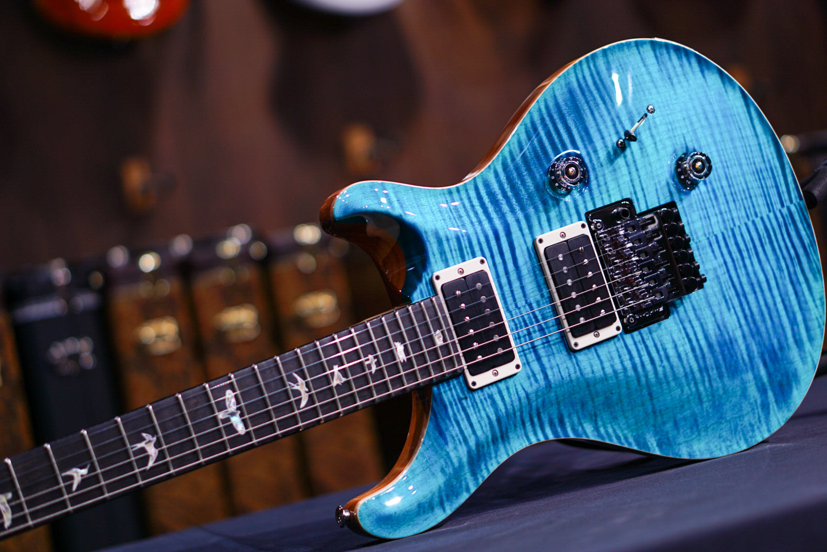 PRS Custom 24 Floyd carroll blue 0385695