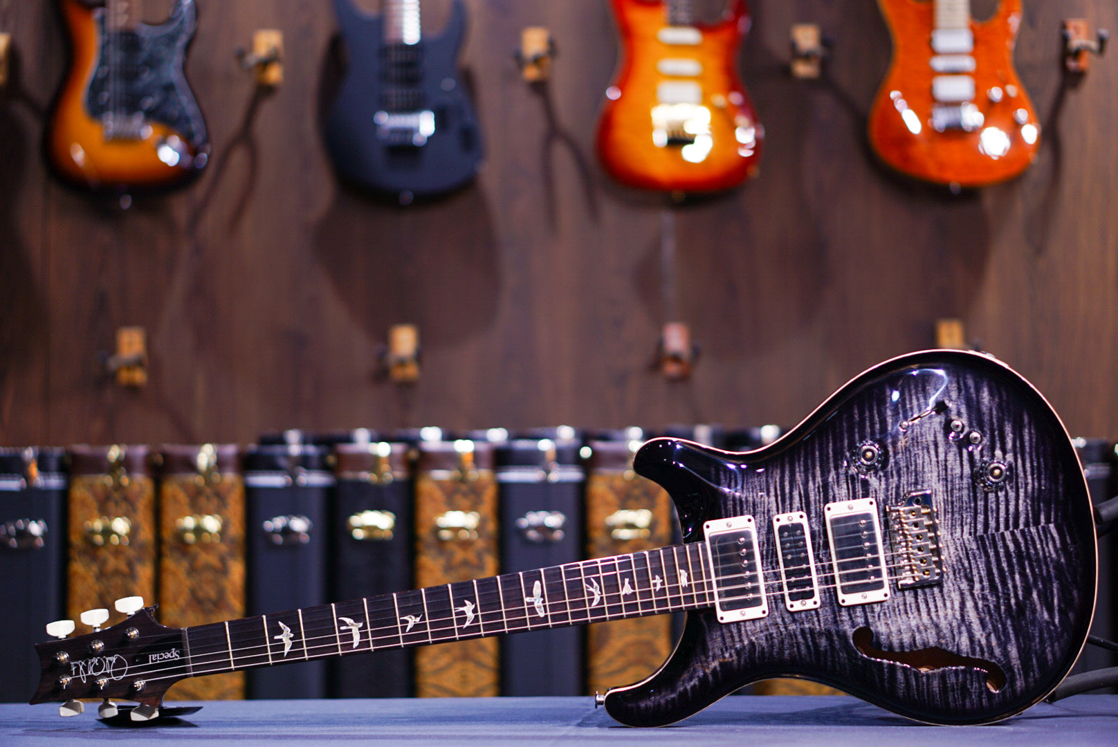 PRS Special semi hollow charcoal burst 0388977