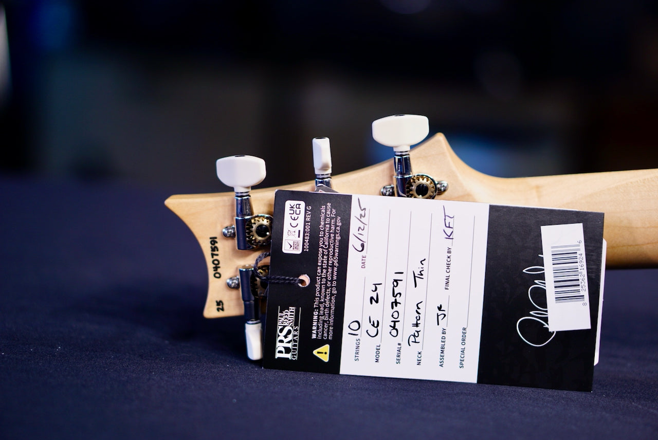 PRS CE 24 Faded Gray Black Purple Burst 0407591