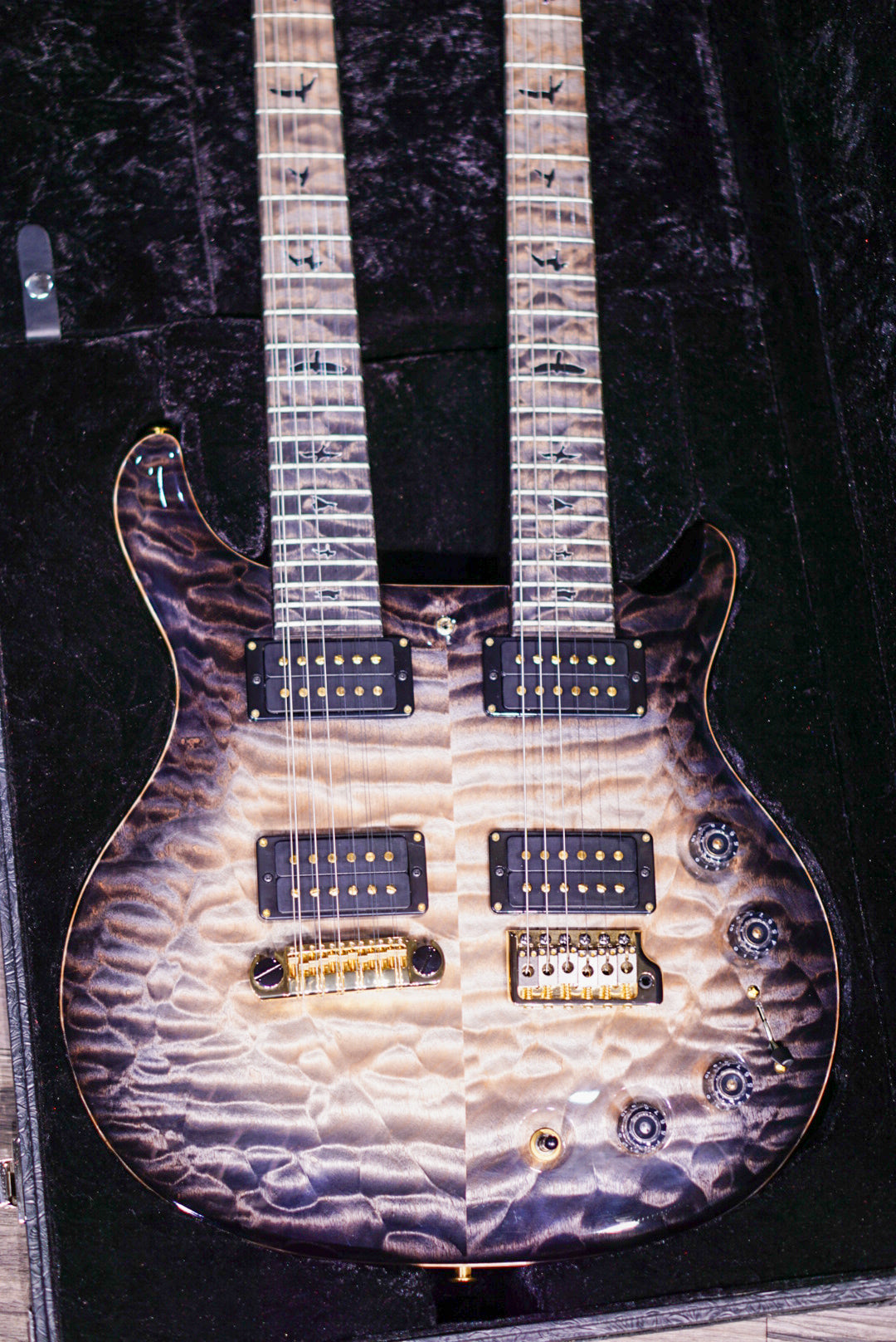 PRS Privatestock Doubleneck frost bite glow