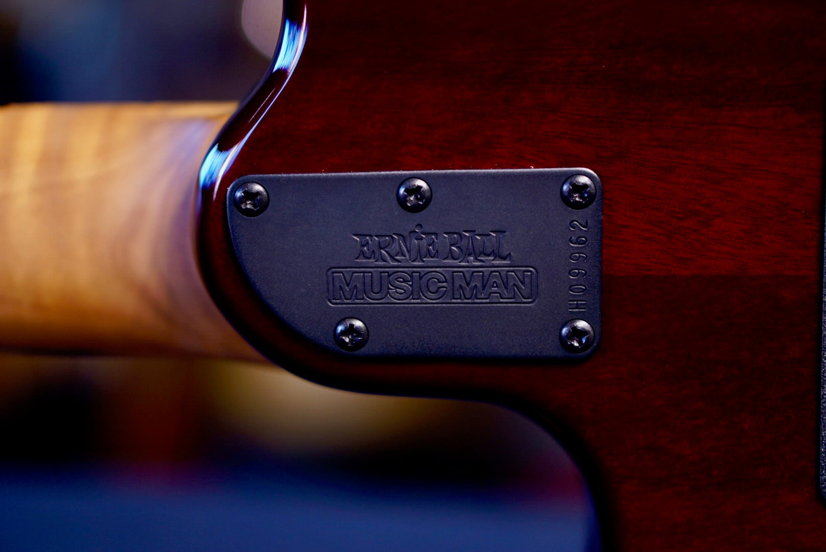 Ernie Ball Music Man JP15 Red Tide Quilt H09962