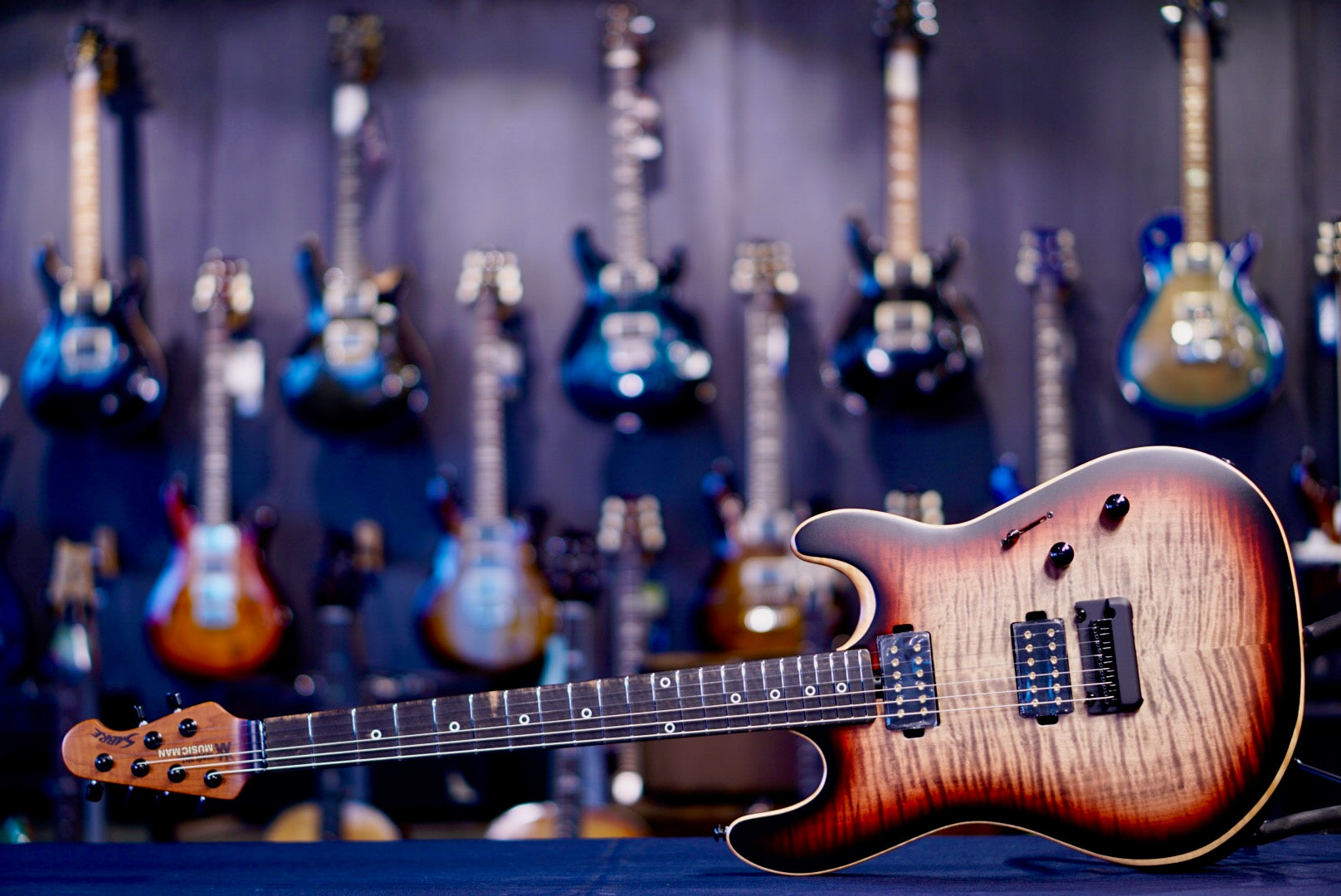 Ernieball Music Man Rabea Massaad  Vileblood Burst S12944