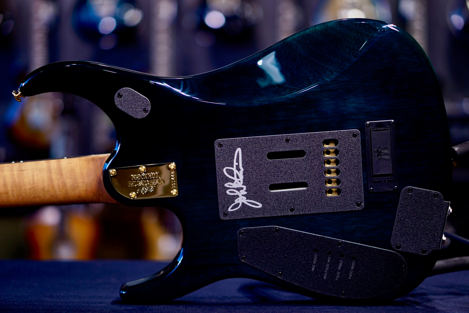 *RESERVED* Ernie Ball Music Man BFR JP15 Toxic Sludge D01448