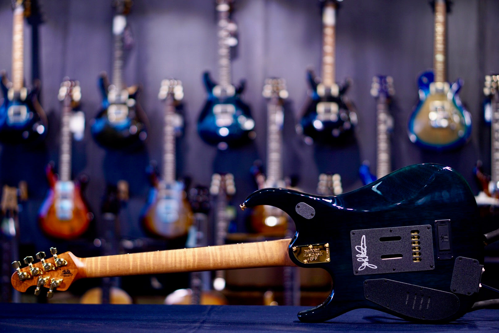 *RESERVED* Ernie Ball Music Man BFR JP15 Toxic Sludge D01448