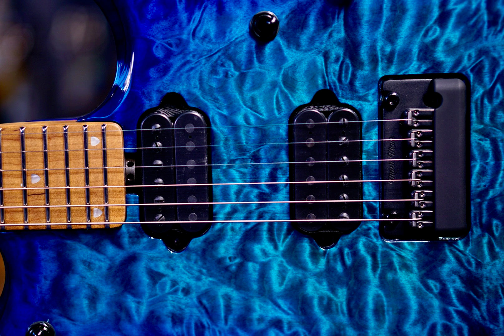 Ernie Ball Music Man JP15 Ultra Marine Quilt H08051