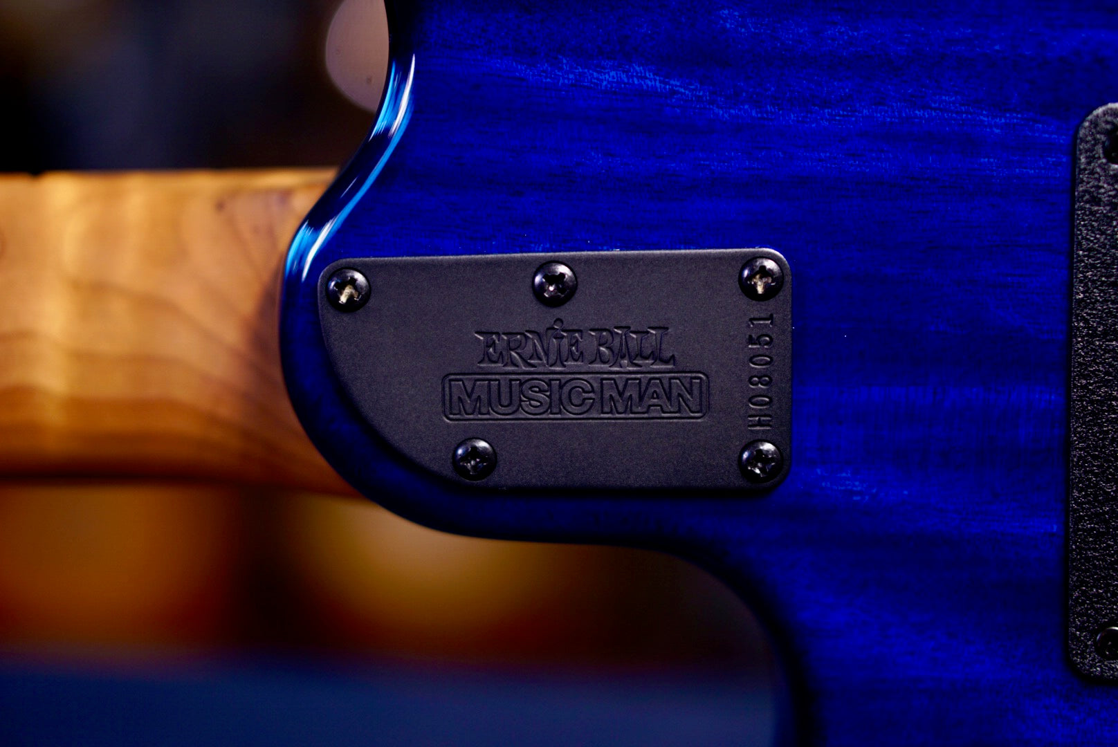 Ernie Ball Music Man JP15 Ultra Marine Quilt H08051