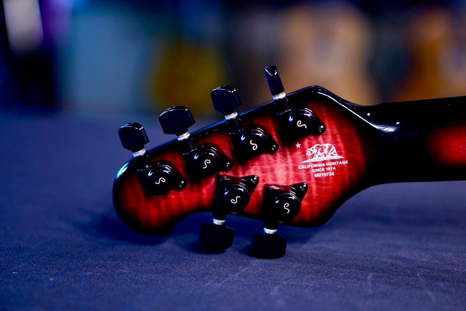 Ernie Ball Music Man Majesty Red Nebula 6-String M019734