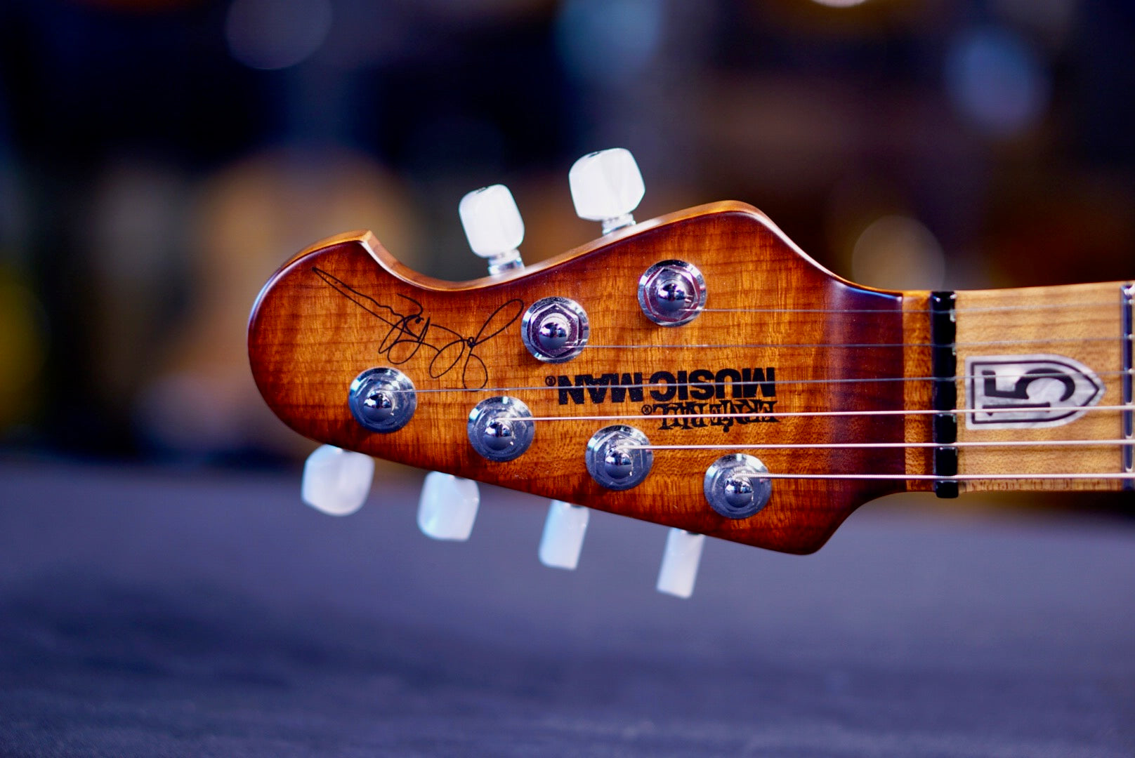 Ernie Ball Music Man JP 15 Sahara Burst Quilt H04347