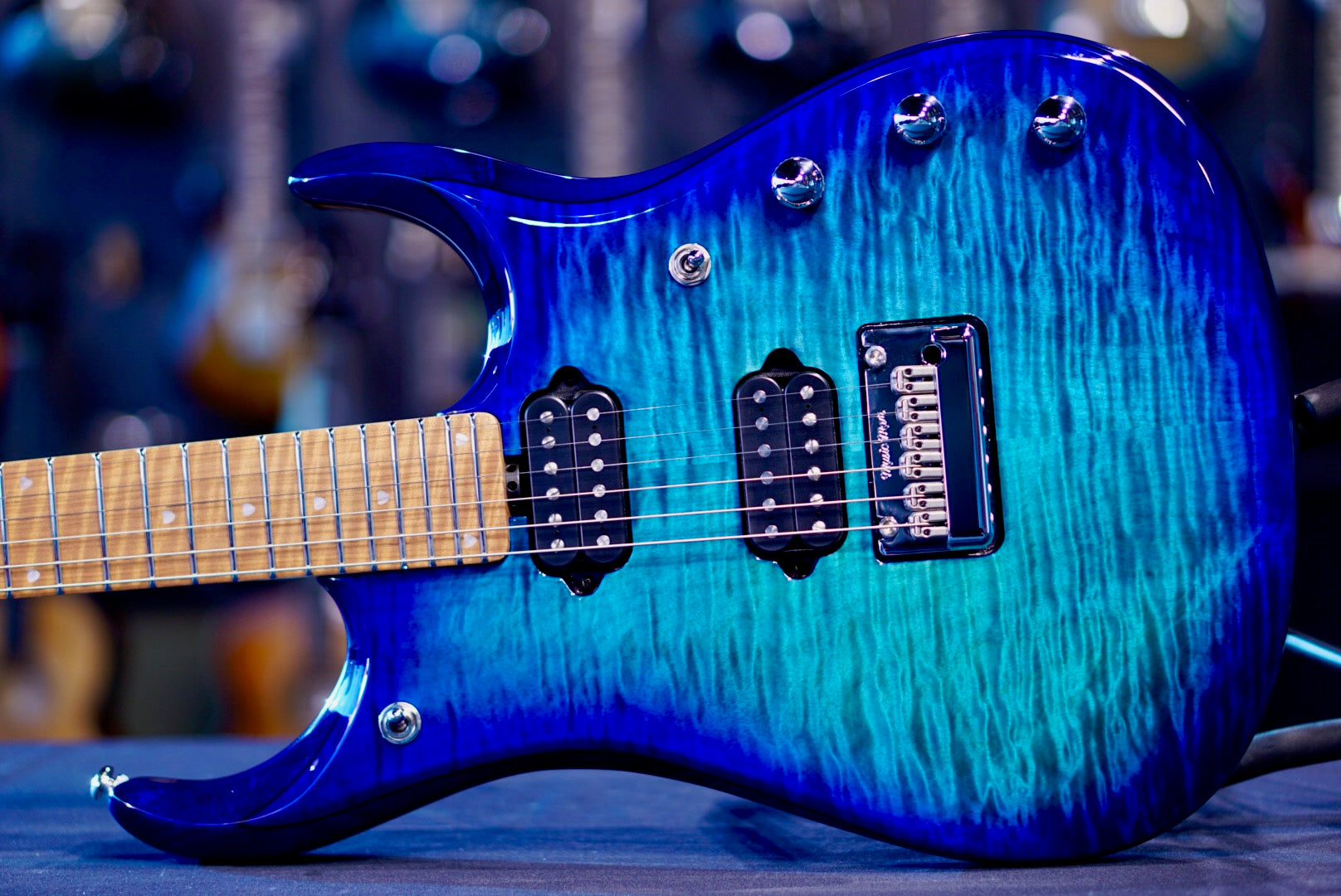 Ernie Ball Music Man JP15 Cerulean Paradise Flame H04475