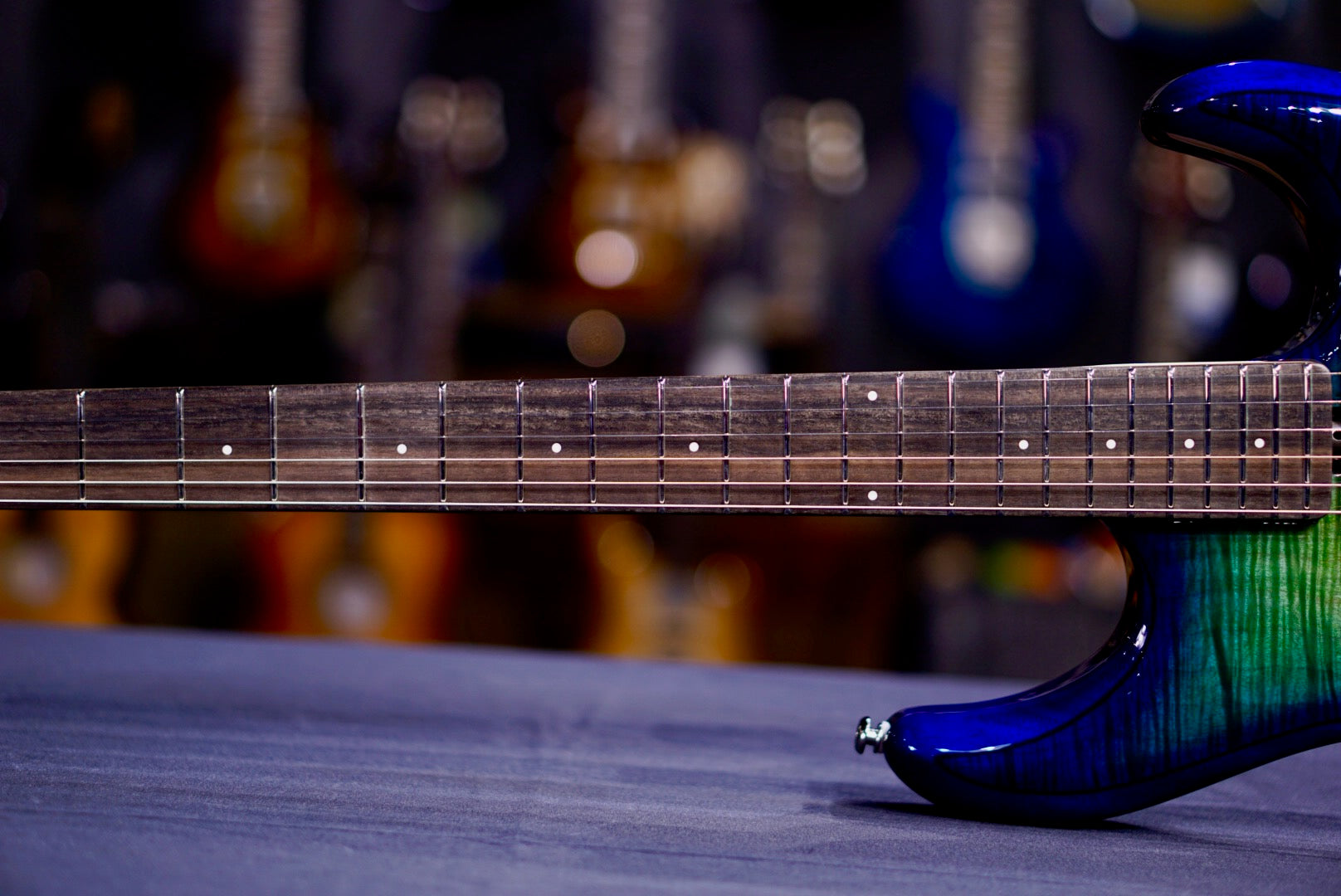 Ernie Ball Music Man Luke 4 HSS Green Tide D01306