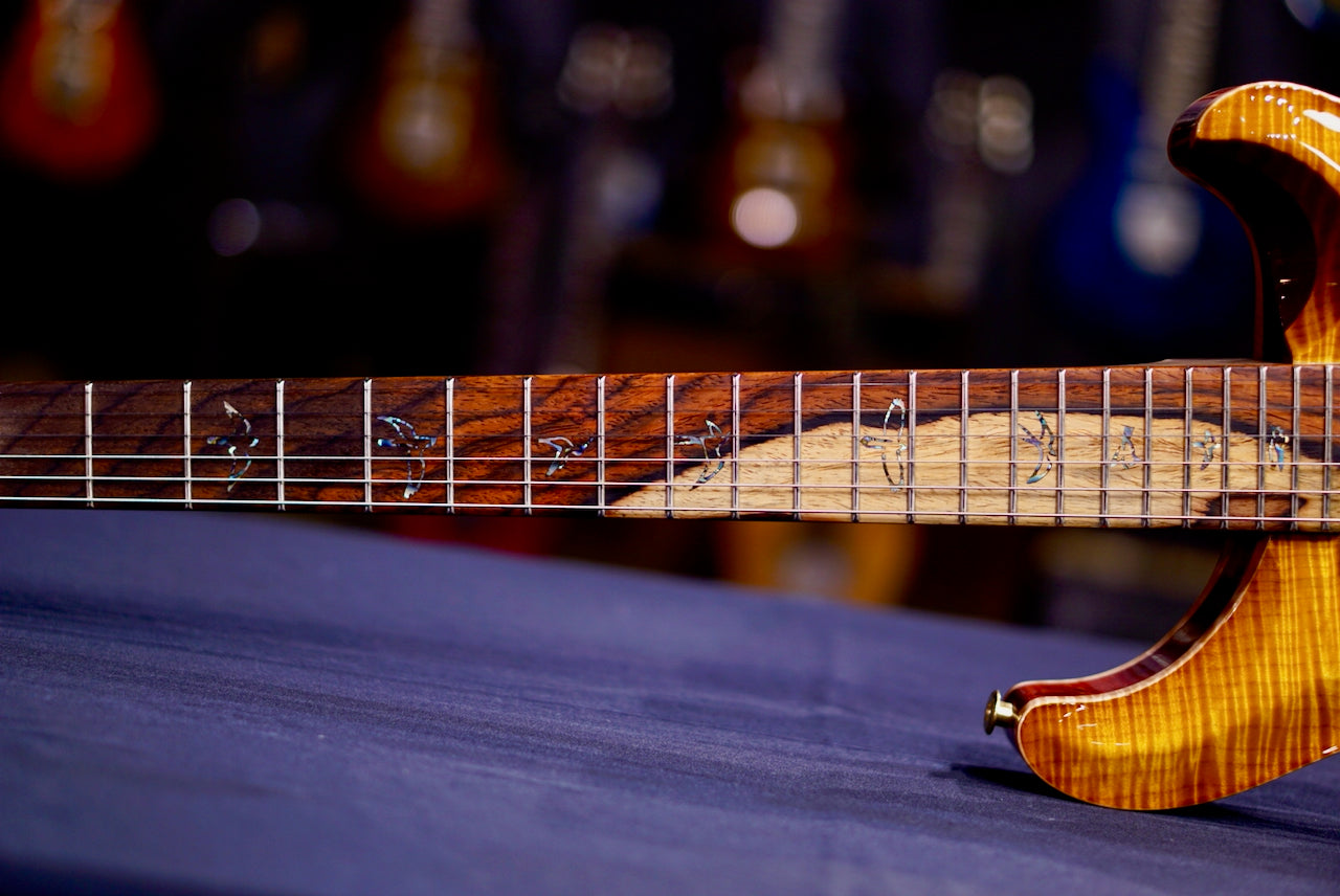 PRS Hollowbody II Piezo Wood Library Mccarty Sunburst Rosewood Neck 0411083