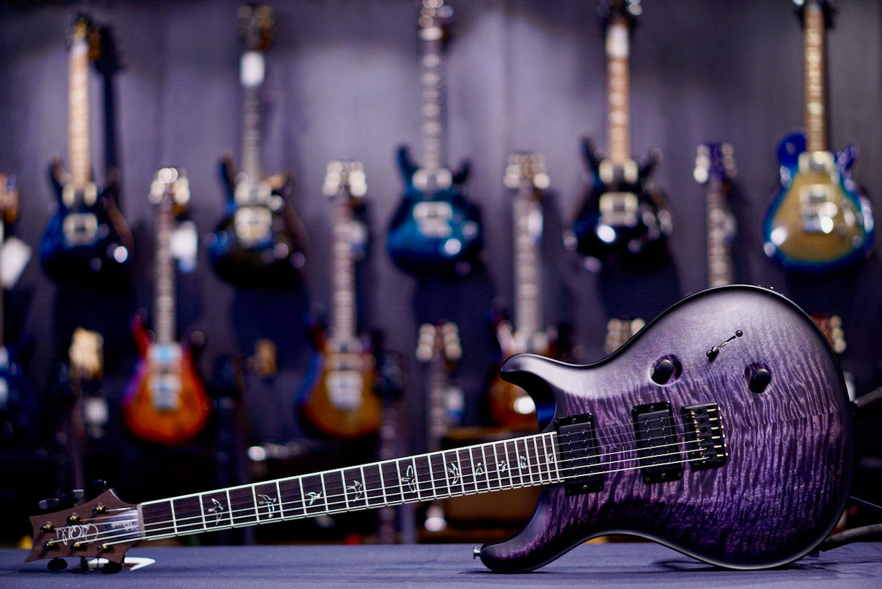 PRS Mark Holcomb Purple Mist Wraparound Burst 0416992