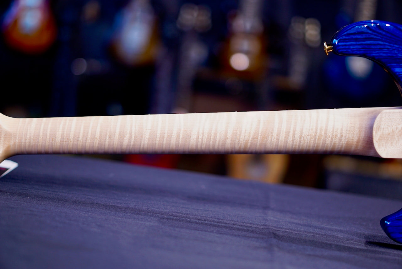 PRS DGT Wood Library Violet Blue Burst Flame Neck 0410280