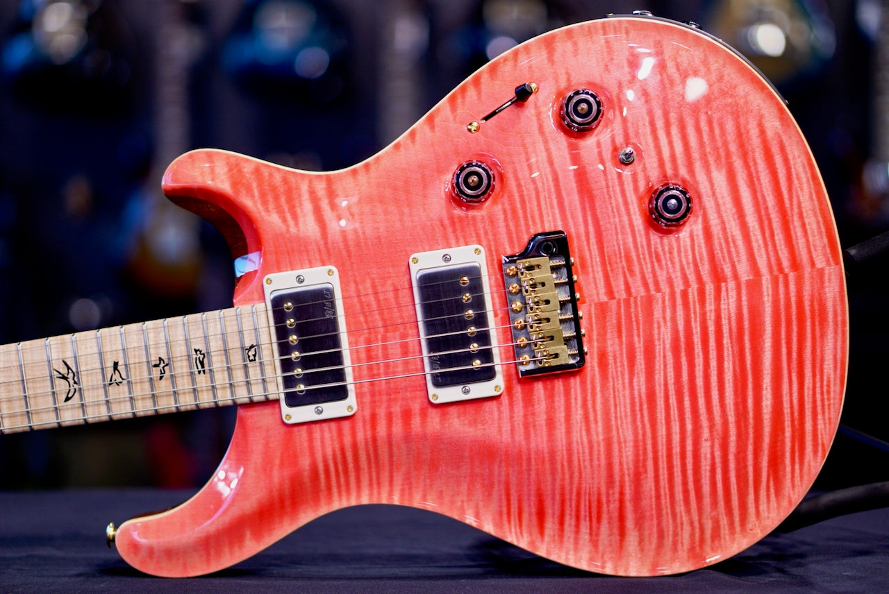 PRS Custom 24 Piezo Wood Library Artist Neck Bonnie Pink 0414184