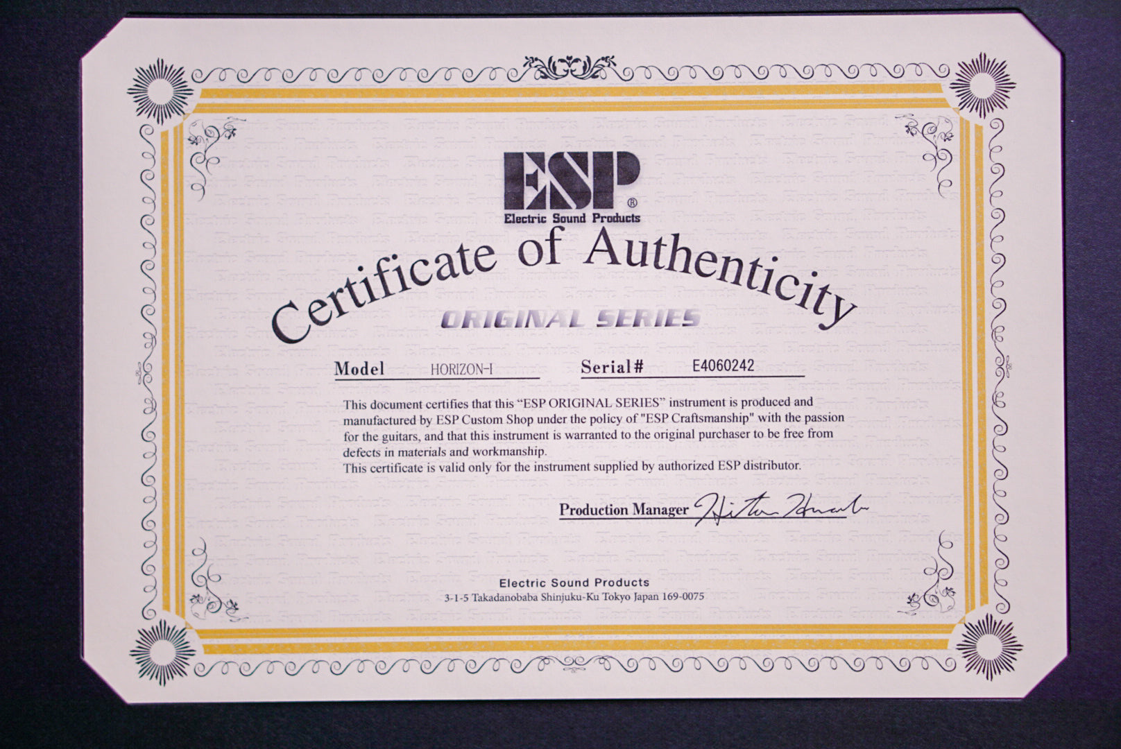 ESP Original Horizon-1 Twinkle Pink E4060242