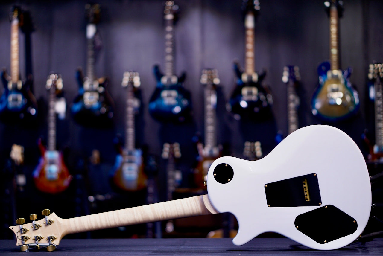 PRS Tremonti Wood Library Artist Neck Custom Blue Fade white back 0413758