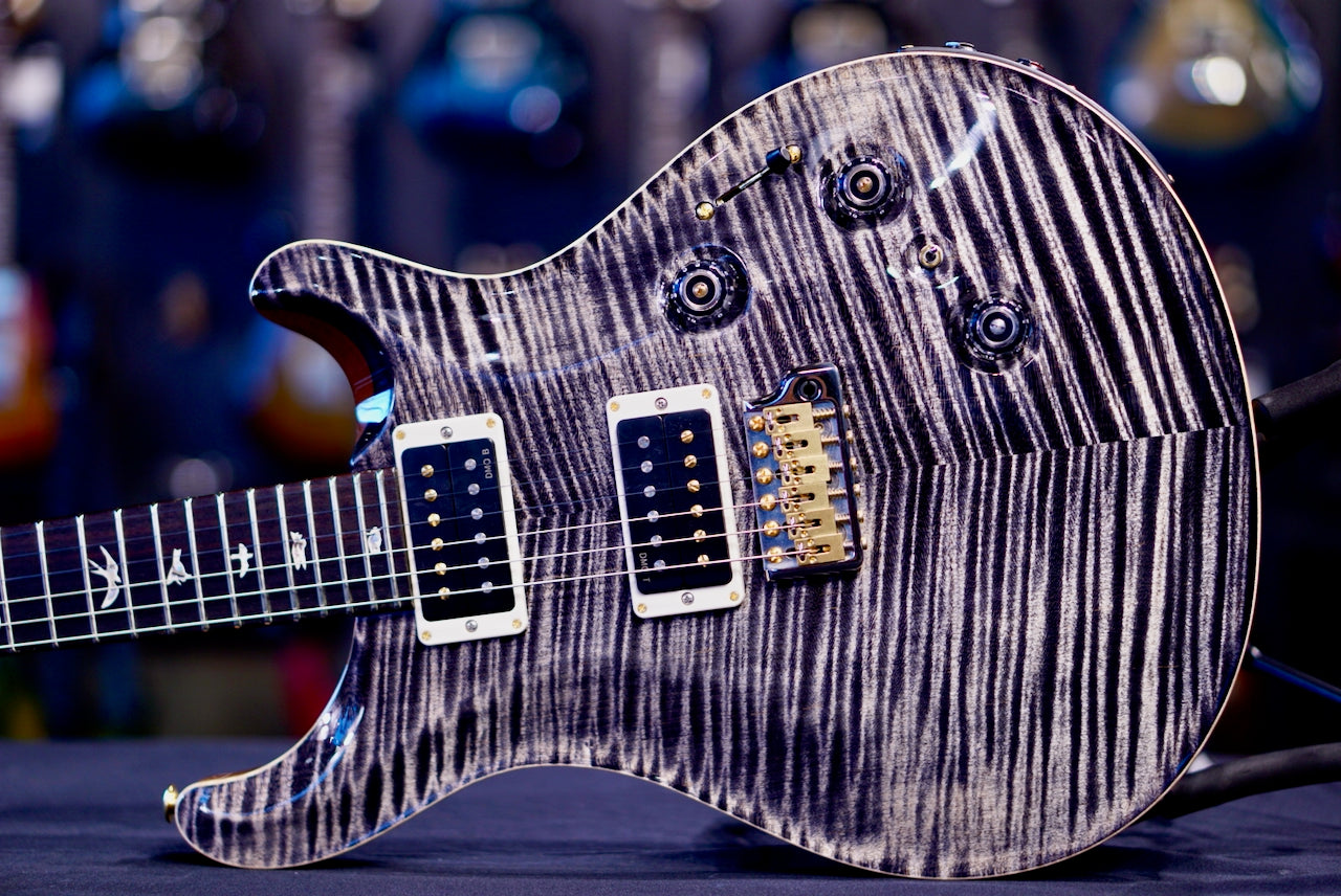 PRS Custom 24 Piezo Charcoal 10-Top 0417671