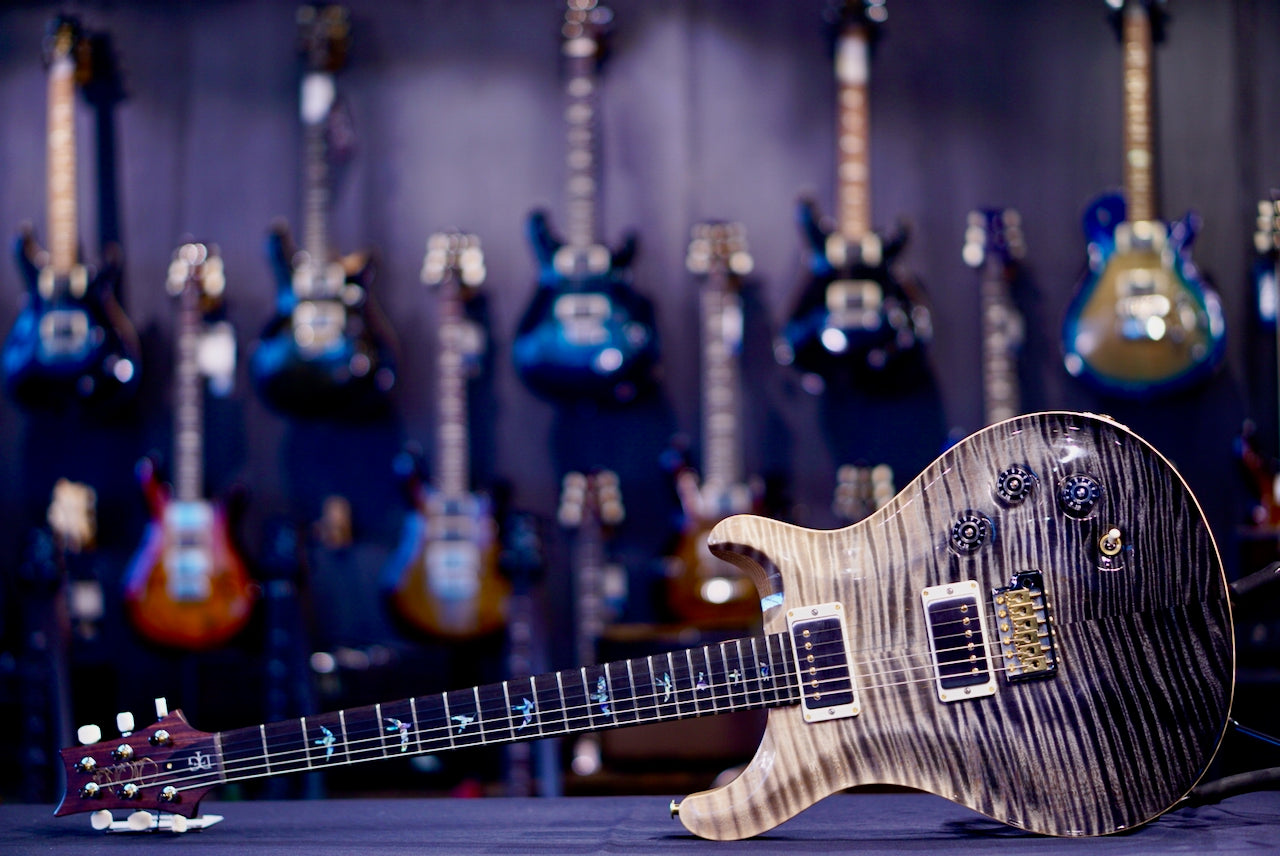 PRS DGT Wood Library Gray Black Fade Rosewood Neck 0413093