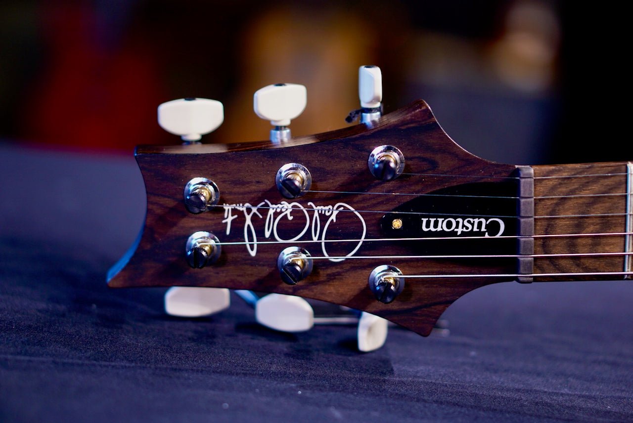 PRS Custom 24 Wood Library Violet Blue Burst Satin Rosewood Neck 0413085