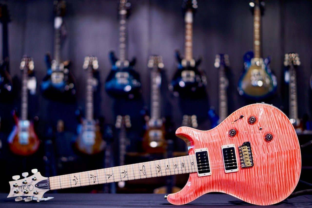 PRS Custom 24 Piezo Wood Library Artist Neck Bonnie Pink 0414183