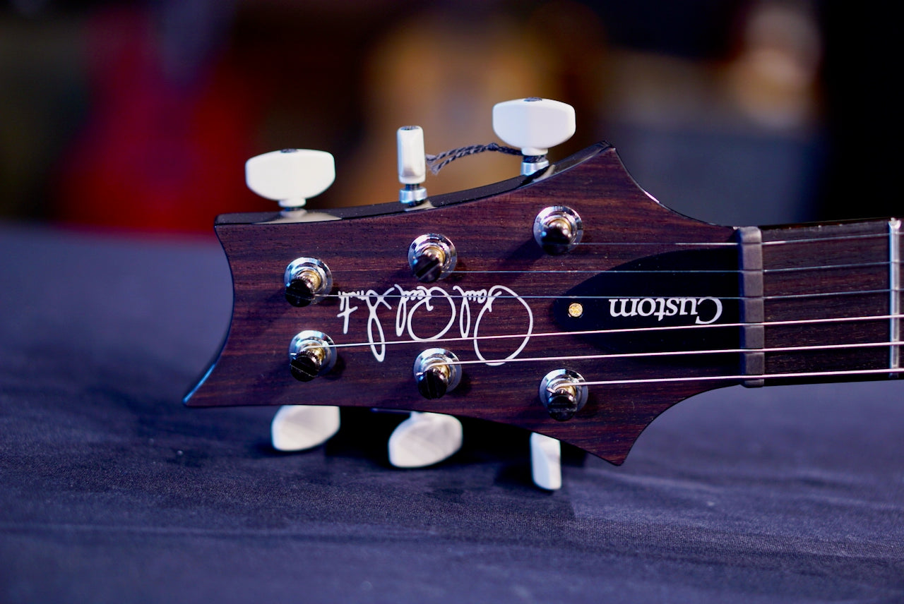 PRS Custom 24 Charcoal Wraparound Smokeburst 10 Top 0416209