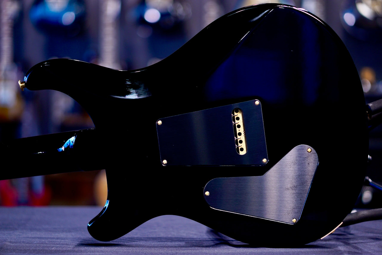 PRS Custom 24 Charcoal Wraparound Smokeburst 10 Top 0416209